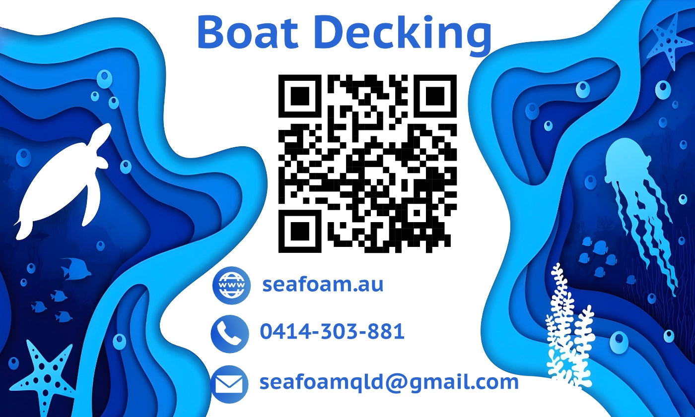 SeaFoam business card — back