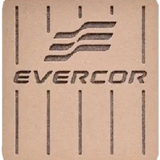 Evercor Tan with Black engraving two-tone foam swatch