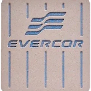 Evercor Steel Gray with Blue engraving two-tone foam swatch