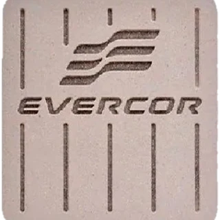 Evercor Steel Gray with Black engraving two-tone foam swatch