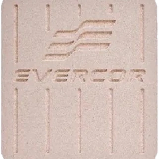 Evercor Silver Gray with Beach engraving two-tone foam swatch