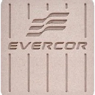 Evercor Silver Gray with Steel Gray engraving two-tone foam swatch