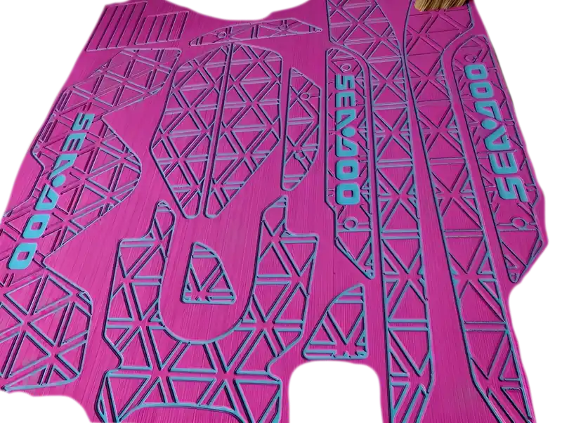 Machined EVA foam decking