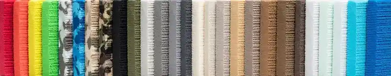 SeaFoam EVA foam colour range — full material samples