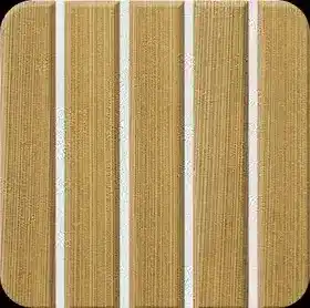 Teak + White