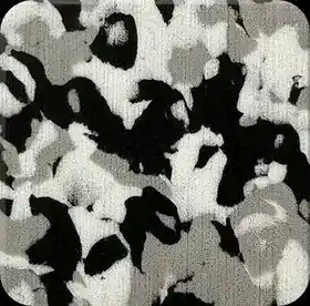 Black + White Camouflage