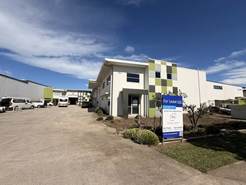 Street-front view of the SeaFoam workshop building on Lysaght Street
